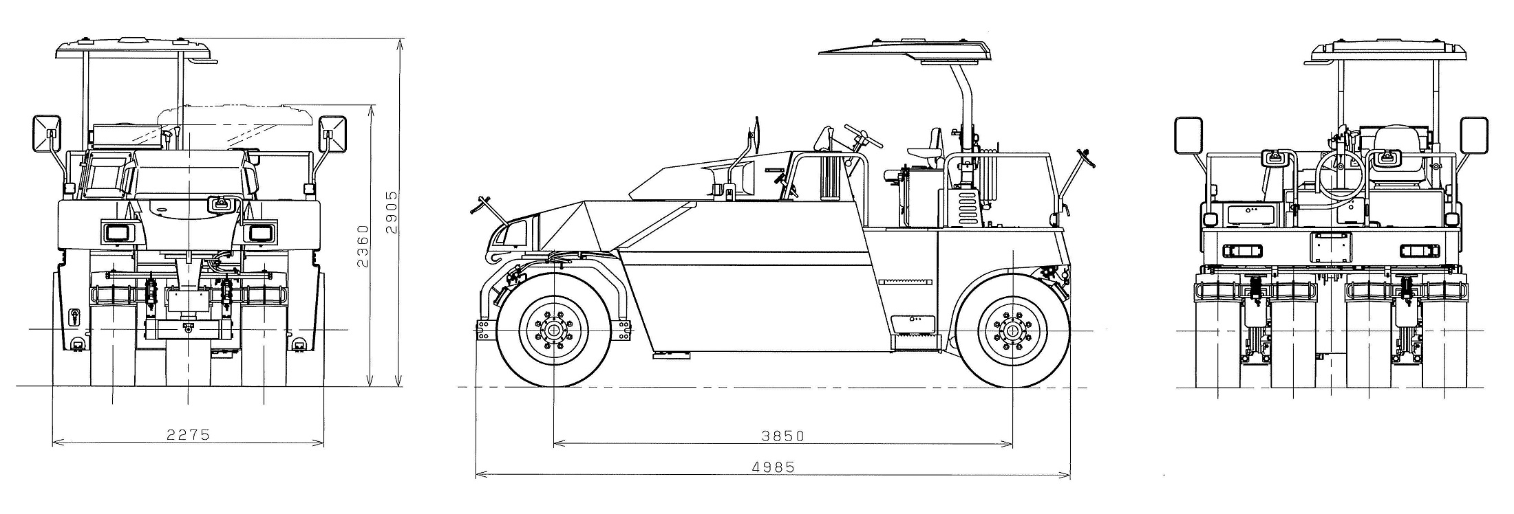 10ｔタイヤローラー　TZ701-101