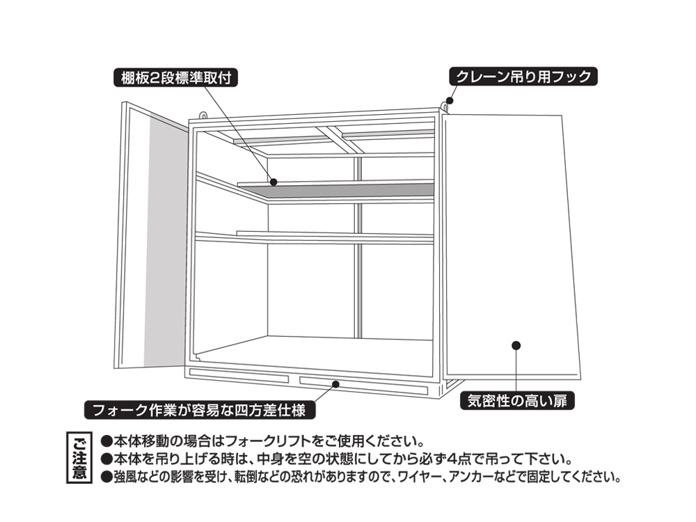 一坪倉庫　Q-BOX　１０P01