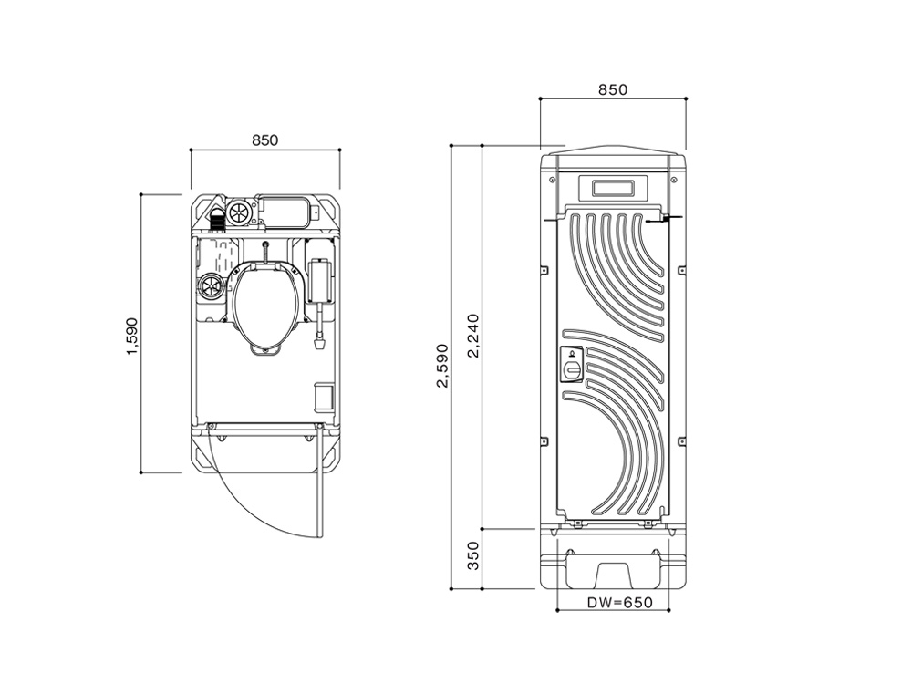 仮設トイレ 簡易水洗 洋式 快適仕様 取扱商品｜奥村機械｜建設機械のレンタル・販売｜建設機械の総合レンタル