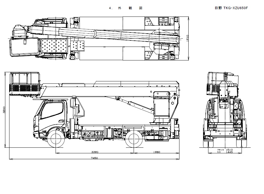 高所作業車　２２Mクラス　ＡＴ－２２０ＴＧ－２04