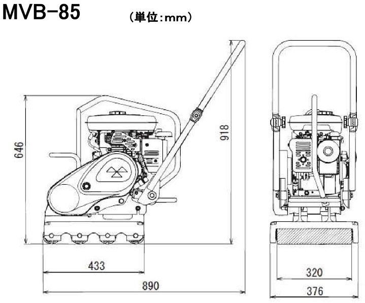 ブロックプレート　９０キロ　ＭＶＢ－８５01