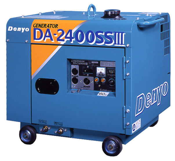 発電機 ２ＫＶＡ防音型ディーゼル ＤＡ－２４００ＳＳⅢ 取扱商品 ...