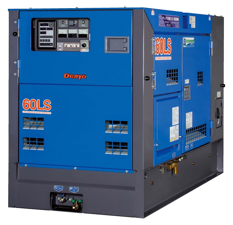 発電機 60KVA 3電源 エコベース DCA-60LSIE