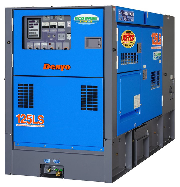 発電機　１２５ＫＶＡ　３電源　エコベース　ＤＣＡ－１２５ＬＳＩＥ